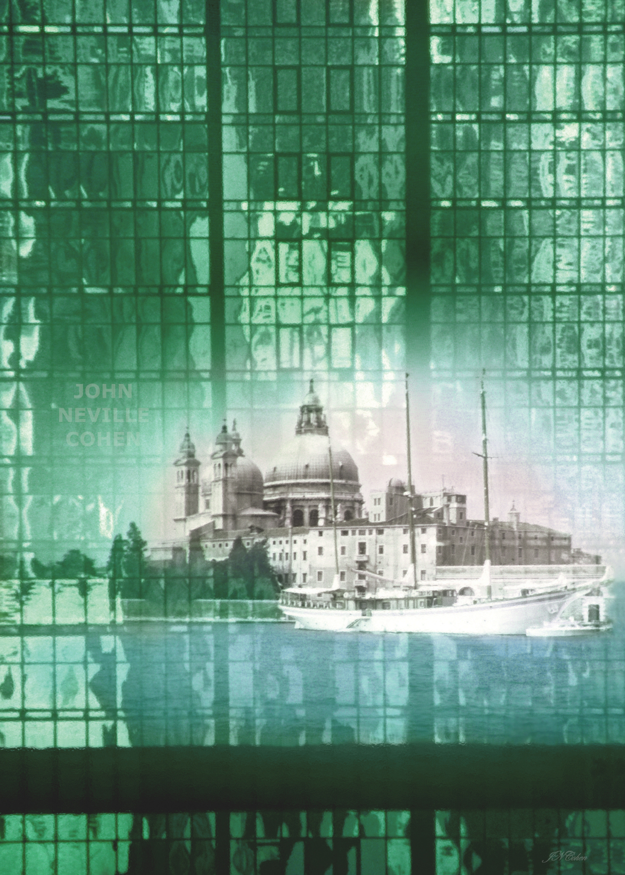 Venetian Reflections, Painting with Light Projection Photography Limited Edition Prints for sale, maximum of 8, by John Neville Cohen.