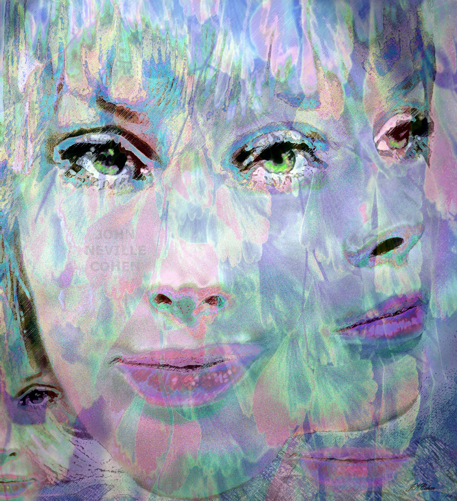 See or Seem, Painting with Light Projection Photography Limited Edition Prints for sale, maximum of 8, by John Neville Cohen.